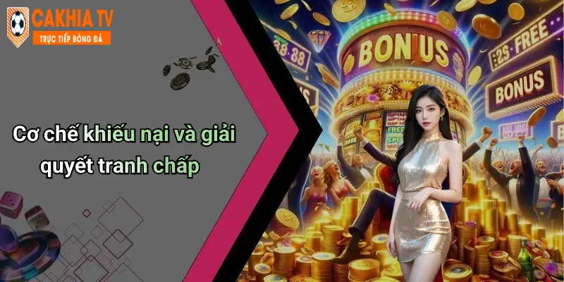 Cơ chế khiếu nại và giải quyết tranh chấp