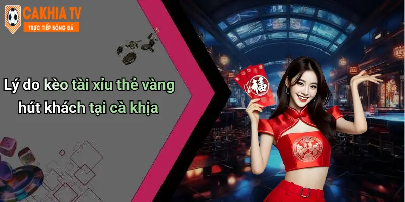 Lý do kèo tài xỉu thẻ vàng hút khách tại cà khịa