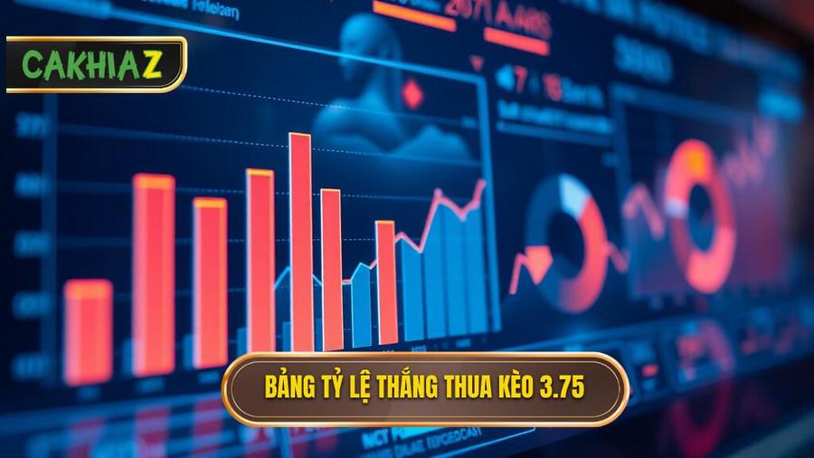 Bảng phân tích tỷ lệ thắng thua khi chơi kèo tài xỉu 3.75 hiệp 2
