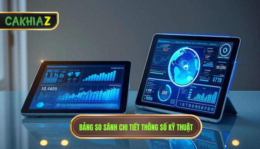 2. Bảng so sánh chi tiết thông số kỹ thuật